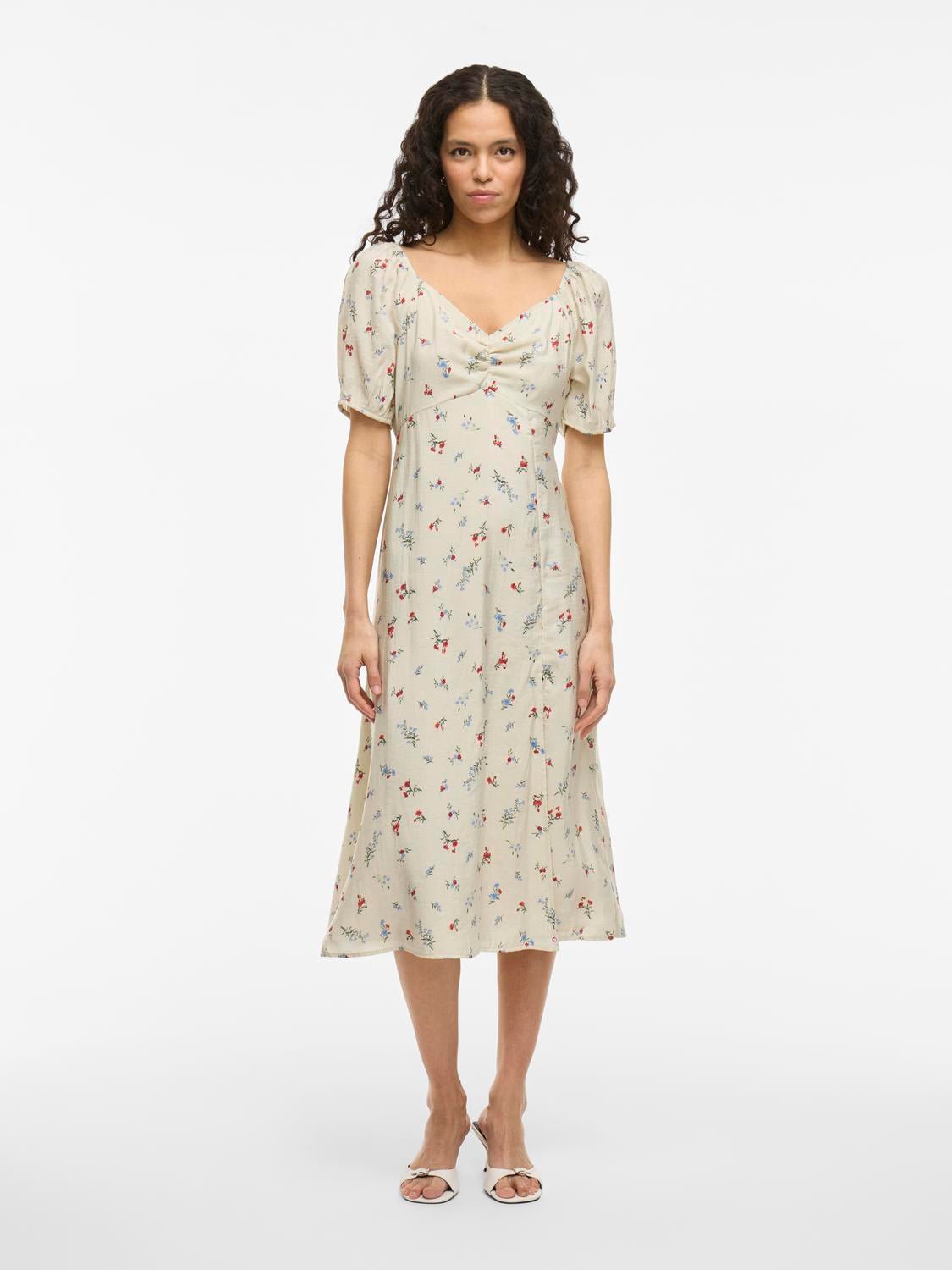 VIHAVANNE Midi Dress - Birch - VERO MODA & VILA Bergvik